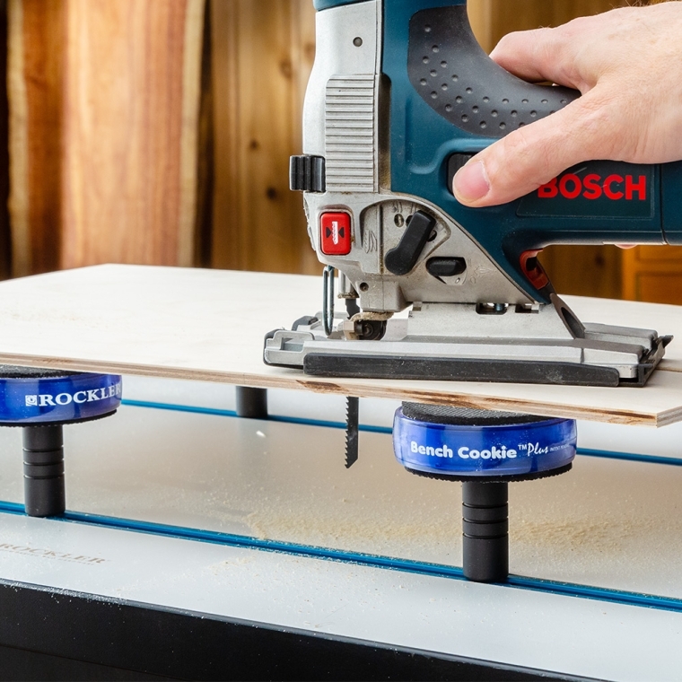 Rockler 2'' T-Track Risers for Bench Cookie Plus or Connect, 4-Pack - full pic 