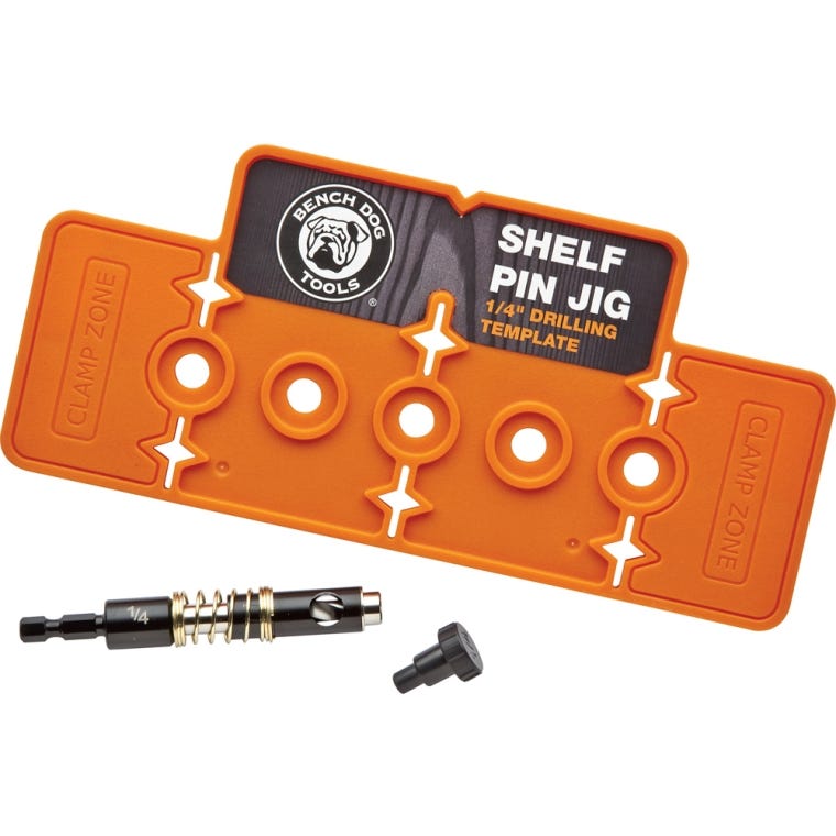 Rockler Bench Dog&reg; 1/4'' Shelf Pin Jig - full pic 