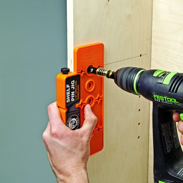 Rockler Bench Dog&reg; 1/4'' Shelf Pin Jig - full pic 
