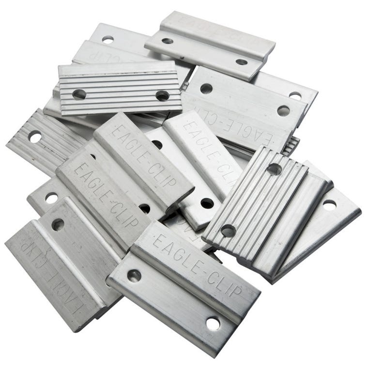 2'' Z-Clips - Pack of 10 Sets - full pic 