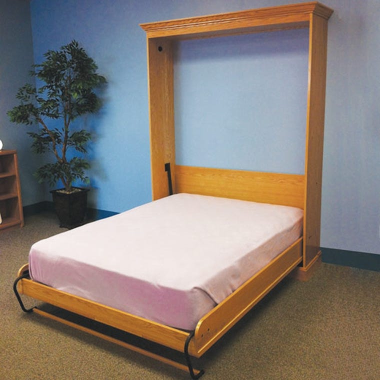 Vertical Mount Frameless Murphy Bed Hardware Kits - full pic 