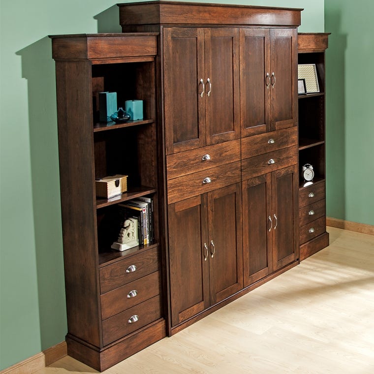 Vertical Mount Frameless Murphy Bed Hardware Kits - full pic 
