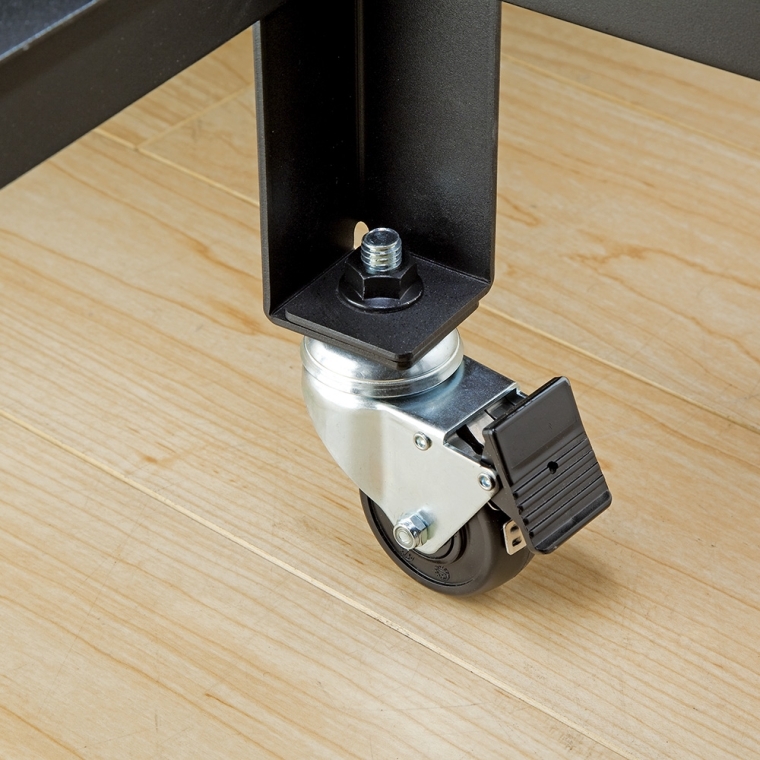 Rock Steady Steel Shop Stands Caster Set , 4-Pack - full pic 