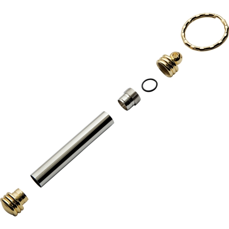 Toothpick Holder/Key Ring Hardware Kit - Gold - full pic 