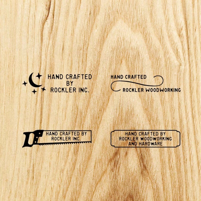 Custom Branding Iron Standard Plus - 24 Styles Available - full pic 