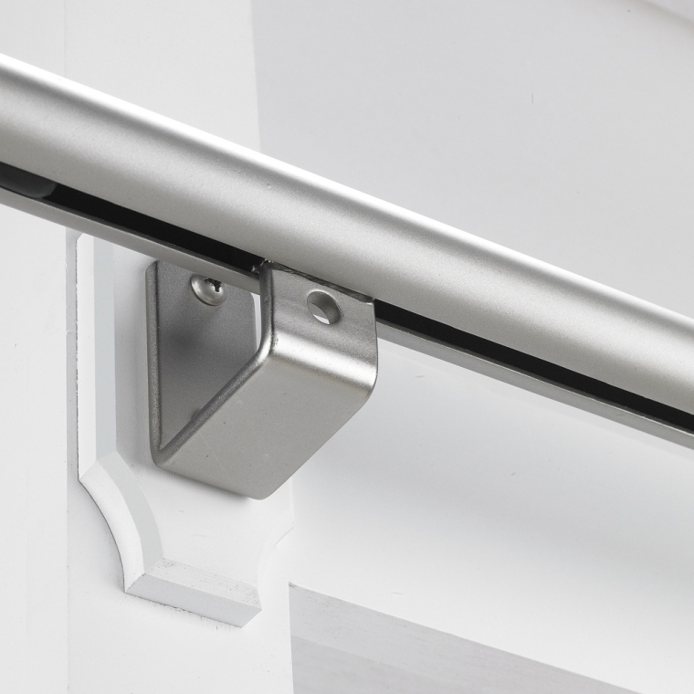 Rockler Classic Rolling Library Ladder - Track Hardware, Satin Nickel - full pic 