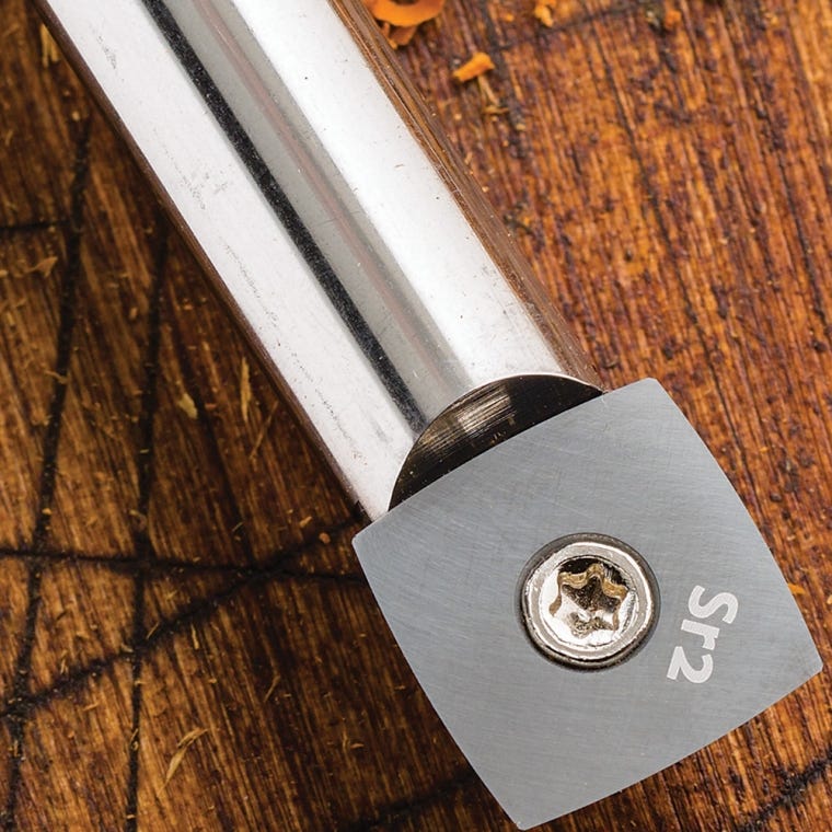 Full-Size Ergonomic Carbide Turning Tool, Square Radius - full pic 