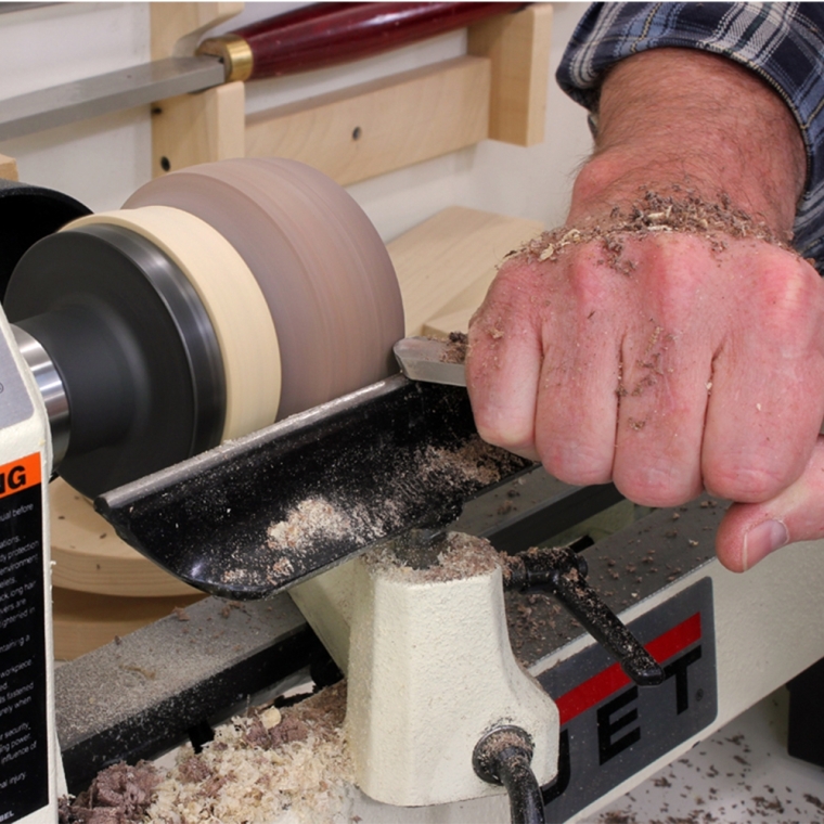 Easy Wood Tools F420 1'' x 8 TPI x 2'' Diameter Faceplate - full pic 