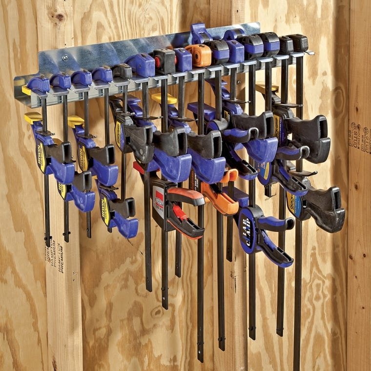 Rockler Quick-Release Bar Clamp Rack - full pic 