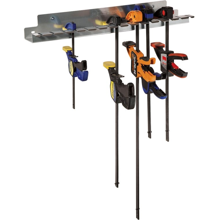 Rockler Quick-Release Bar Clamp Rack - full pic 