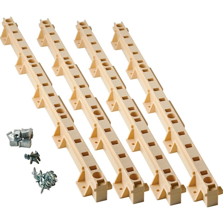 1-1/4" QuikTray Rollout Shelf Supports - full pic 