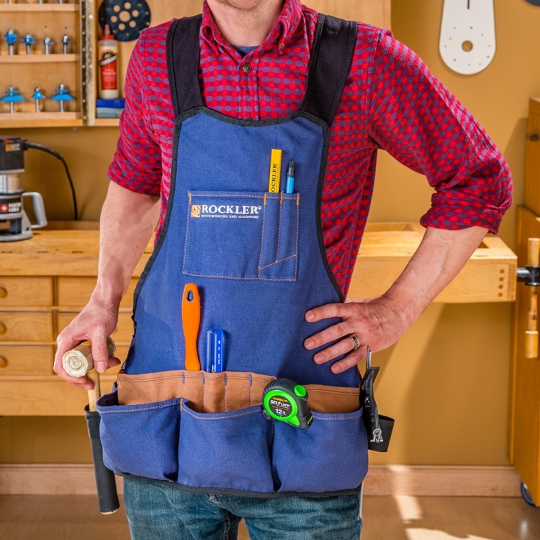 Rockler Broad Shoulder Shop Apron - full pic 