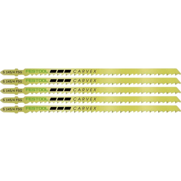 Festool Jigsaw Blades, Wood Universal, S 145/4 FSG/5, 5-Pack (204335) - full pic 