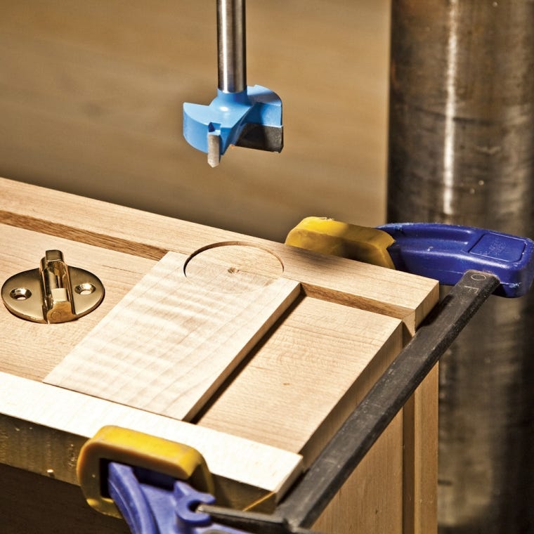 Solid Brass Lid Support Hinge - full pic 