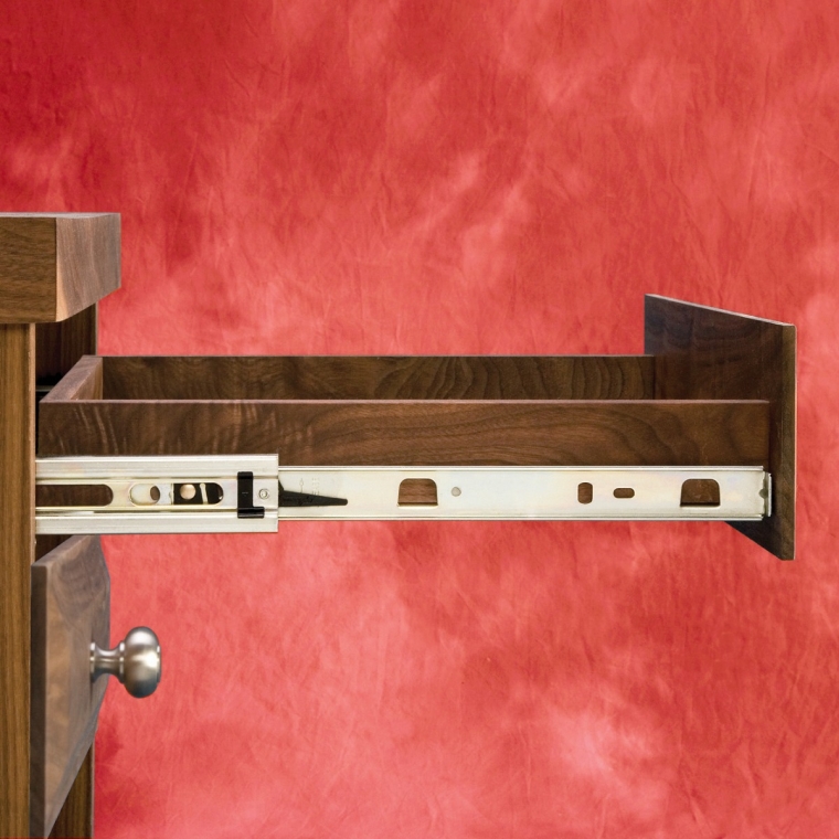 100-lb. Full Extension Shelf Slides - Centerline&reg; 757A (16" to 24") - full pic 