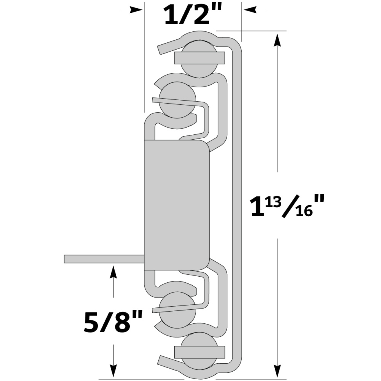 100-lb. Full Extension Shelf Slides - Centerline&reg; 757A (16" to 24") - full pic 