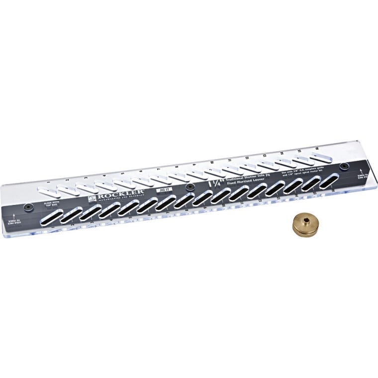 Rockler 1-1/4'' Fixed Louver Shutter Jig and Hardware - full pic 