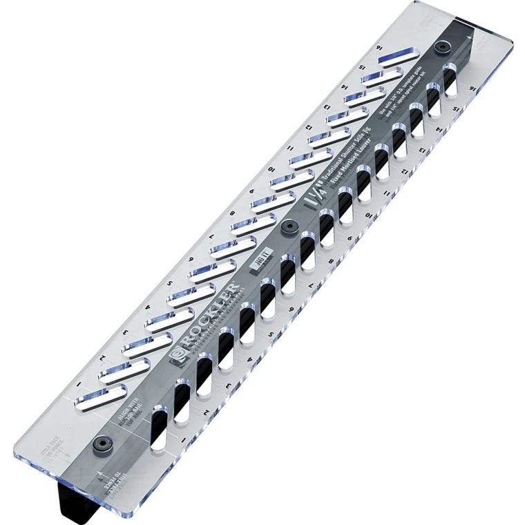 Rockler 1-1/4'' Fixed Louver Shutter Jig and Hardware - full pic 