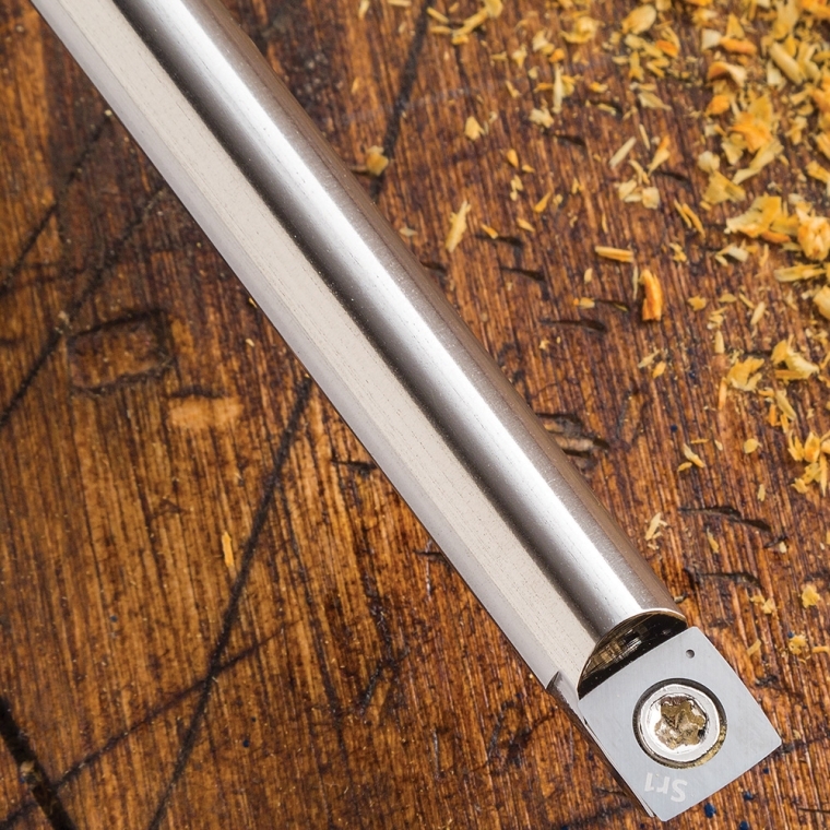 Mini Ergonomic Carbide Turning Tool, Square Radius - full pic 