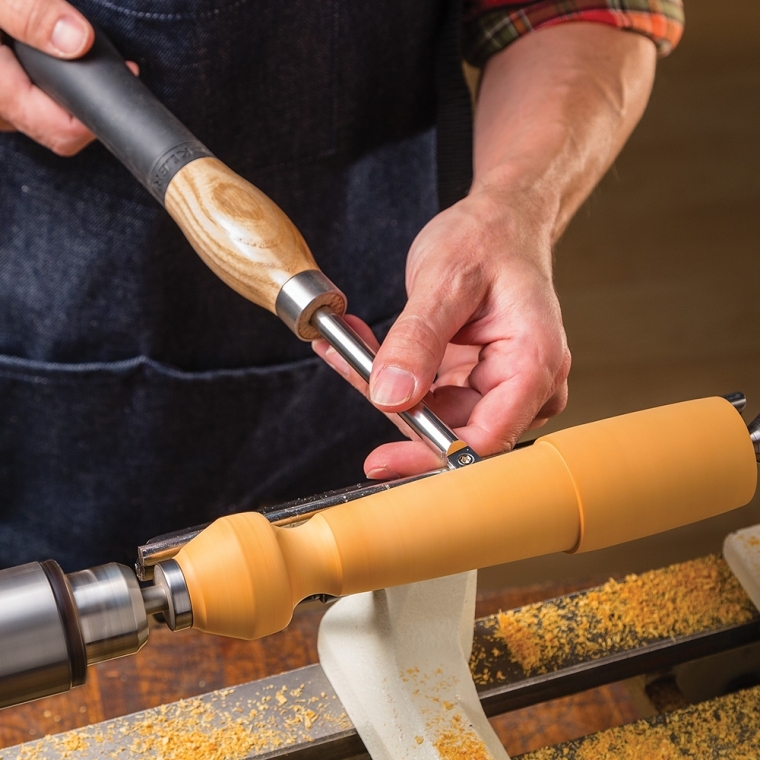 Mini Ergonomic Carbide Turning Tool, Square Radius - full pic 