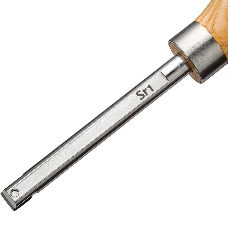 Mini Ergonomic Carbide Turning Tool, Square Radius - full pic 