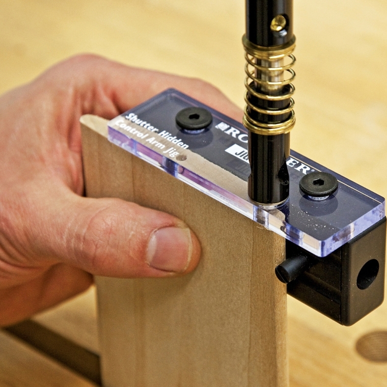 Rockler Hidden Control Arm Jig Kit for Shutter System - full pic 