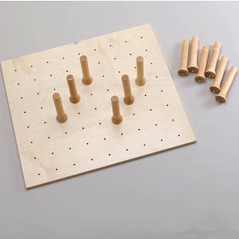 30-1/4" Wide Drawer Peg System with 12 pegs, Natural, Wood - Maple (4DPS-3021) - full pic 