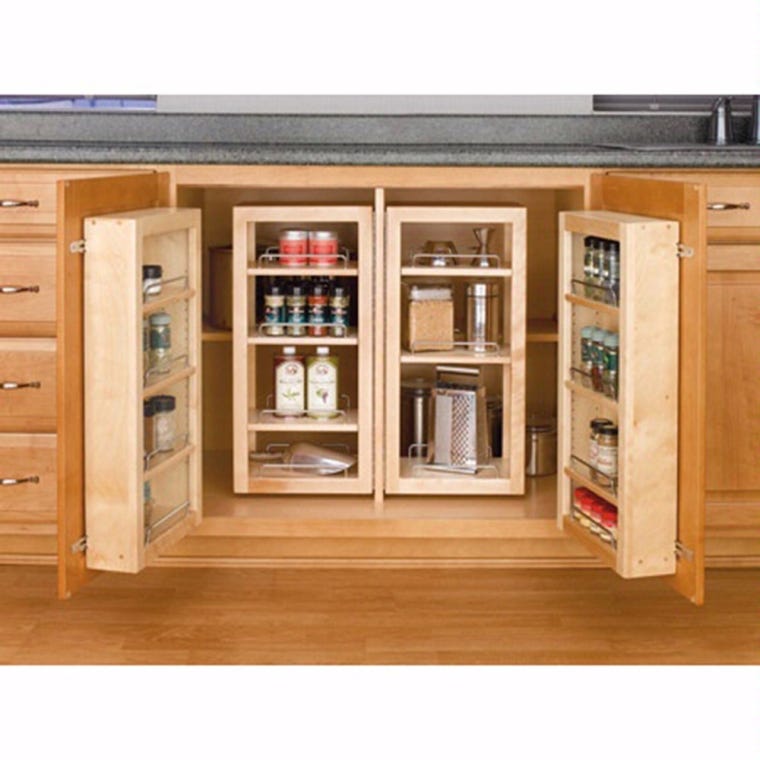 25'' Wood Swing-Out Pantry Unit (Interior Only) with Hardware (4WBSP18-25) - full pic 