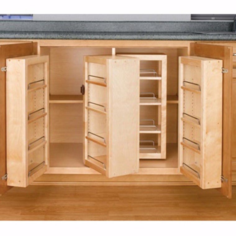51'' Door-Mount Wood Pantry Unit with Hardware (4WDP18-51) - full pic 