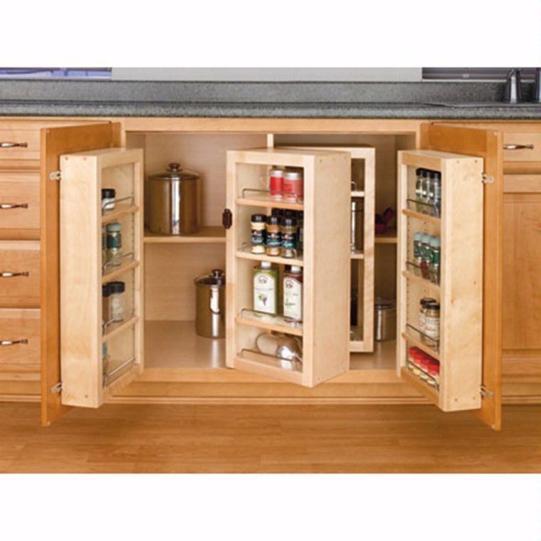 51'' Door-Mount Wood Pantry Unit with Hardware (4WDP18-51) - full pic 