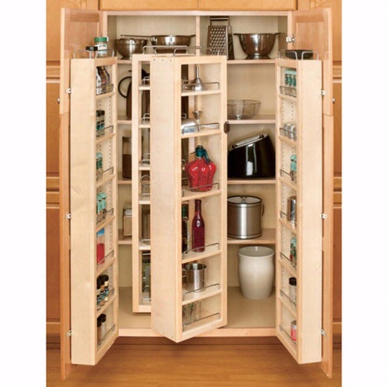 25'' Wood Swing-Out Pantry Unit (Interior Only) with Hardware (4WBSP18-25) - full pic 
