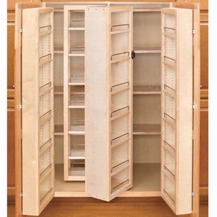 25'' Wood Swing-Out Pantry Unit (Interior Only) with Hardware (4WBSP18-25) - full pic 