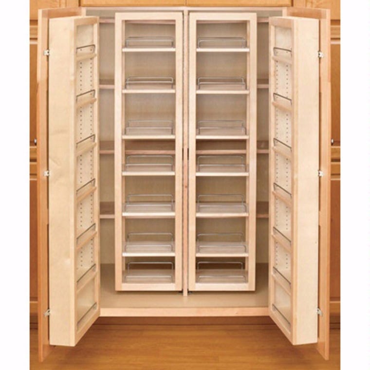 25'' Wood Swing-Out Pantry Unit (Interior Only) with Hardware (4WBSP18-25) - full pic 