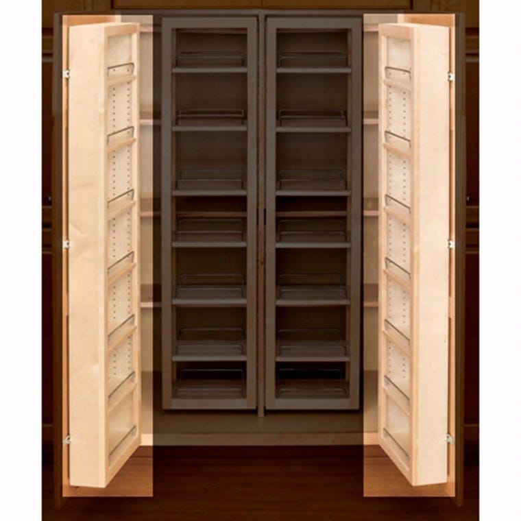 25'' Wood Swing-Out Pantry Unit (Interior Only) with Hardware (4WBSP18-25) - full pic 