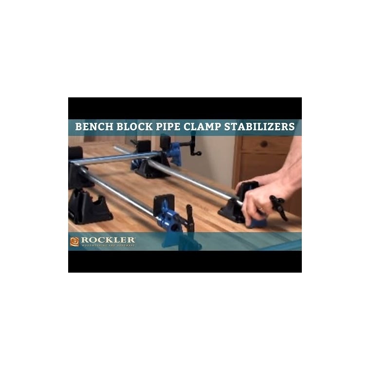 Rockler Bench Block Pipe Clamp Stabilizers, 4-Pack - main pic