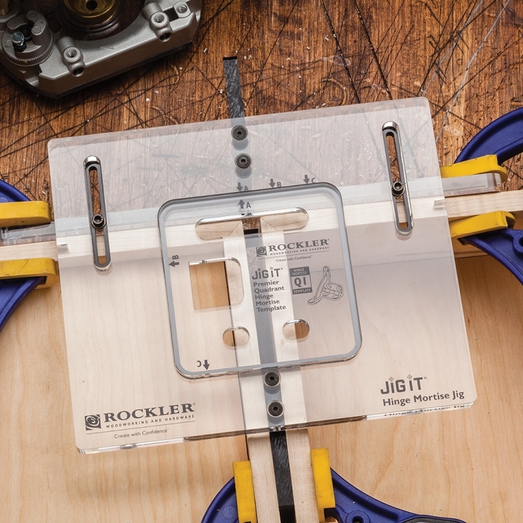 Q1 Premier Quadrant Hinge Mortise Template - full pic 