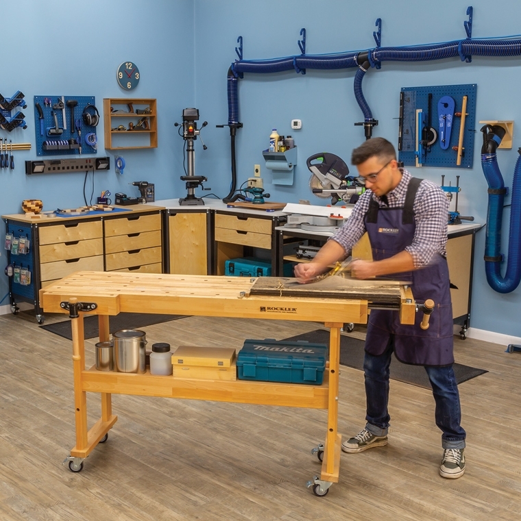 Build-Your-Own Rockler Rock-Steady Shop Stand Components - full pic 