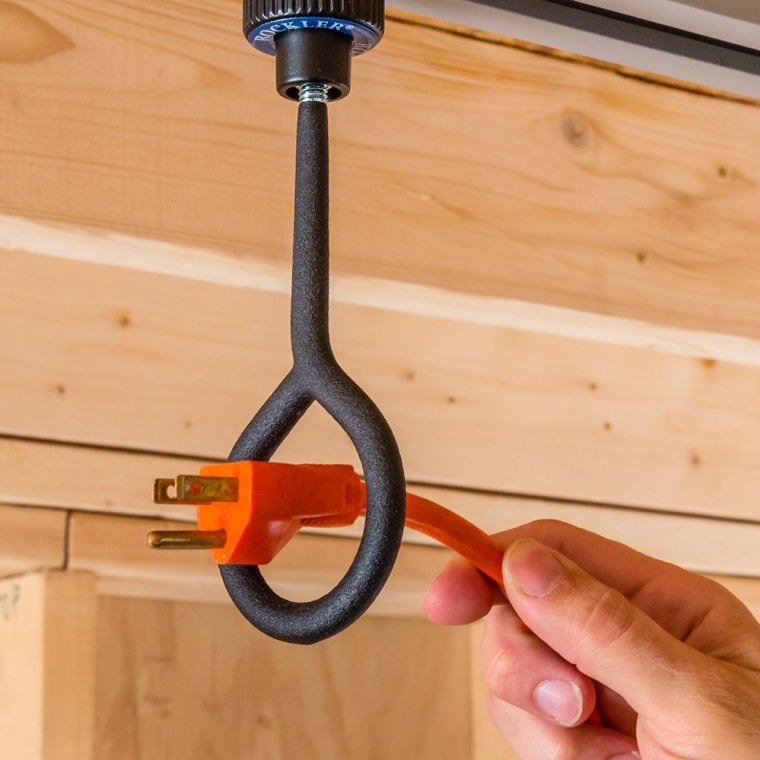Ring Hook for Rockler Ceiling Track System - full pic 