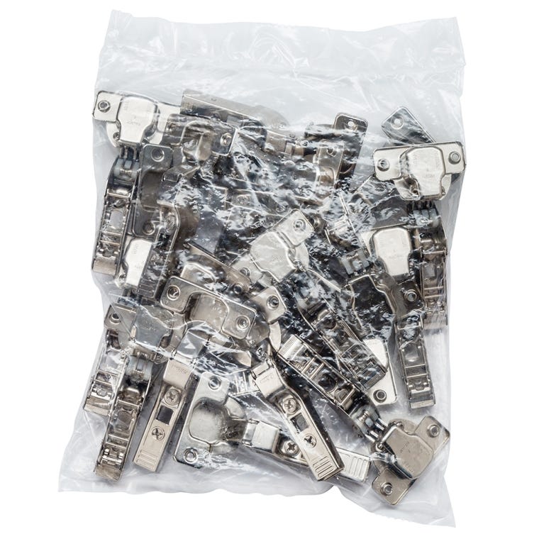 Blum&reg; 71T5650 CLIP Top Snap-Close Partial Overlay 120&deg; Hinges, 20-Pack - full pic 