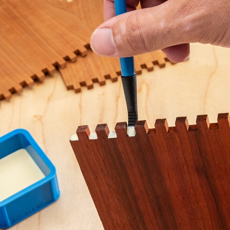 Rockler Silicone Micro Glue Brush Set - full pic 