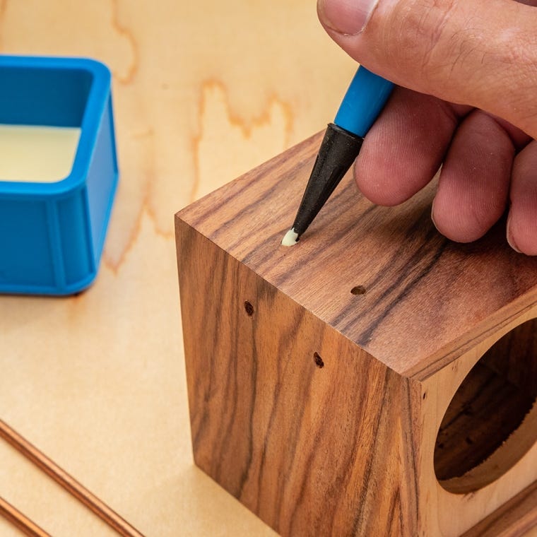 Rockler Silicone Micro Glue Brush Set - full pic 