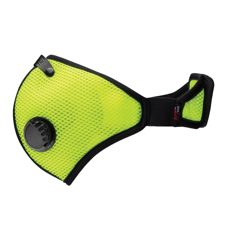 M2 Mesh Face Masks, Safety Green - full pic 