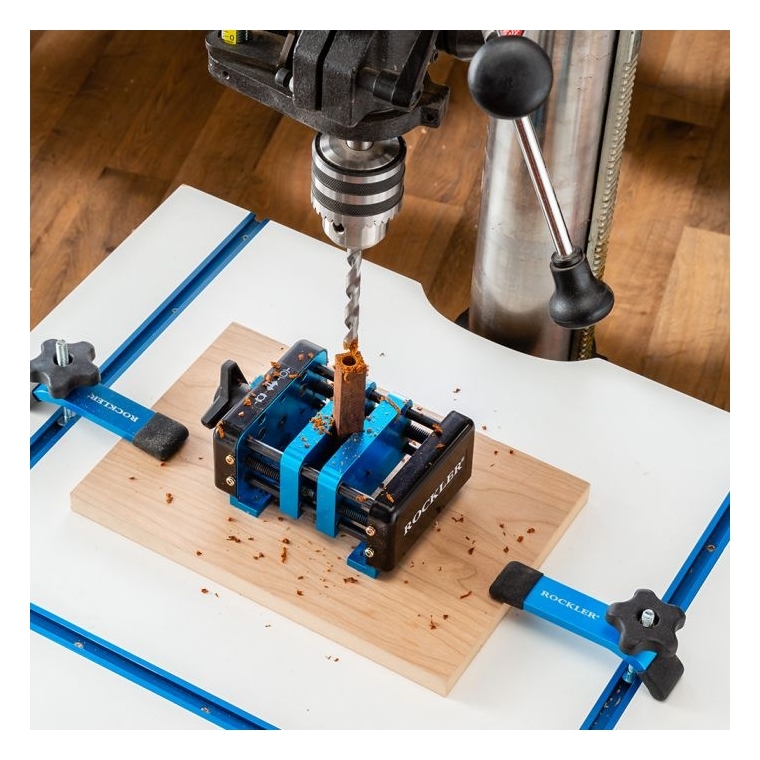Rockler Portable Drill Guide with Vise - full pic 