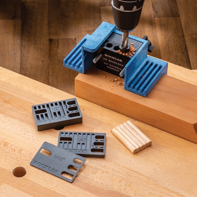 Rockler Beadlock Pro Jig With 3/8 Kit and Case - full pic 