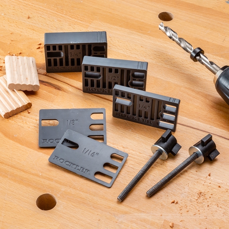Rockler Beadlock Pro Jig With 3/8 Kit and Case - full pic 