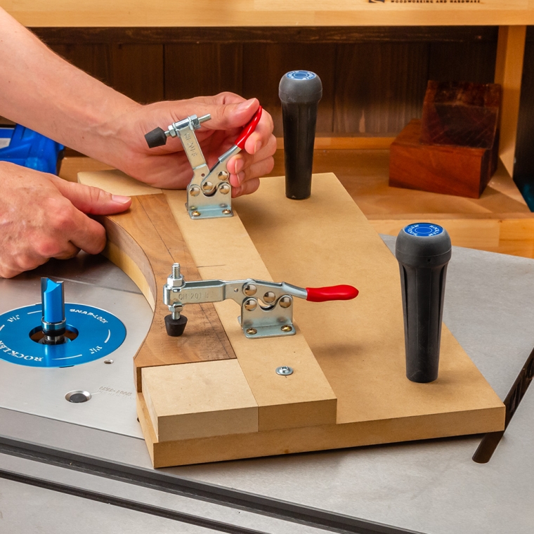 Rockler Easy-to-Grip Tall Jig Handle, Male Threading, 5/16''-18 - full pic 