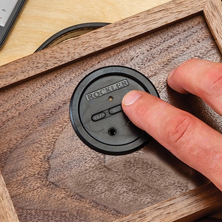 Rockler Stereo Wireless Speaker Kit with 2 Speakers and Playback/Volume Controls - full pic 