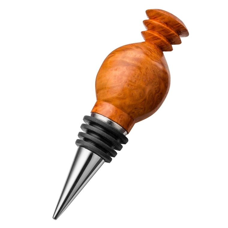 Rockler Stainless Steel Bottle Stopper - Cone - full pic 