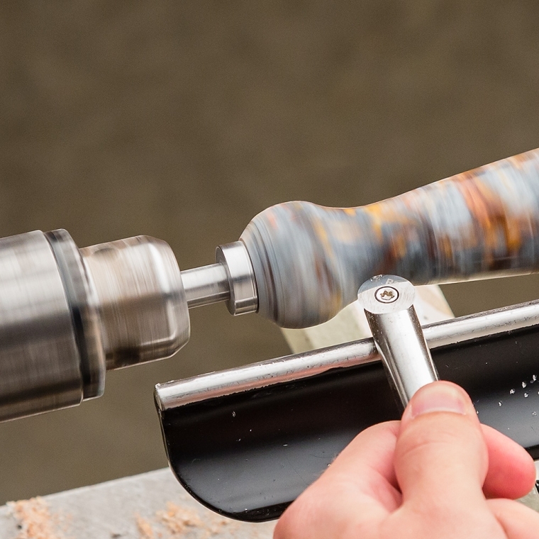 Turning Mandrel, 3/4" Shoulder, 1/4"-20 Threads - full pic 