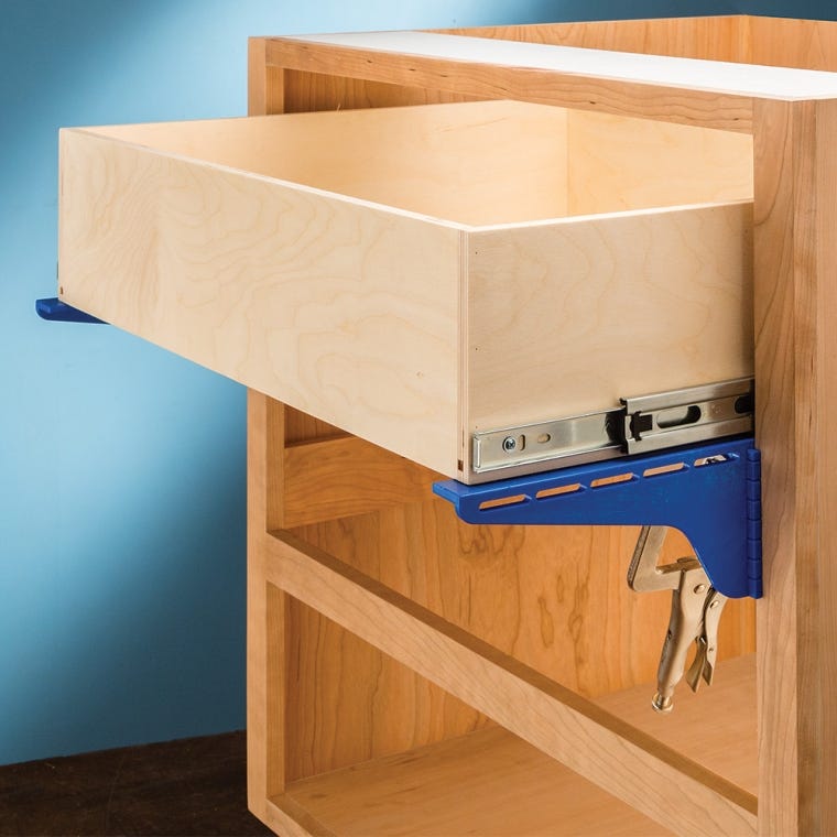 Rockler Drawer Installation Brackets - full pic 
